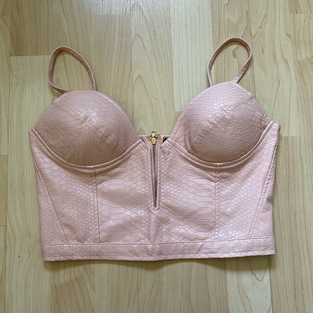Snakeskin Corset Top